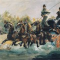 Alphonse de Toulouse-Lautrec Conduisant son Mail-Coach en 1880