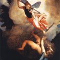 Archange Saint Michel Chassant Lucifer