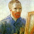 Autoportrait au chevalet en 1888