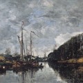 Canal  Bruxelles en 1871