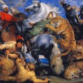 La chasse au tigre, au lion et au lopard en 1616