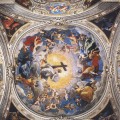 Le Christ en gloire entre les anges et les archanges en 1621