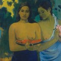 Deux Tahitiannnes (aux fleurs de mango) en 1899