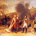 Entrevue de Napolon Ier et de Franois II en 1812