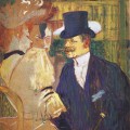Etude pour Flirt - L'Anglais au Moulin Rouge en 1892