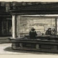 Etude pour Nighthawks en 1941