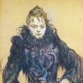 La Femme au Boa noir en 1892