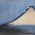 Le Fuji par vent frais et matin clair en 1831