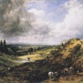 Hampstead Heath, l'tang de Branch Hill en 1828