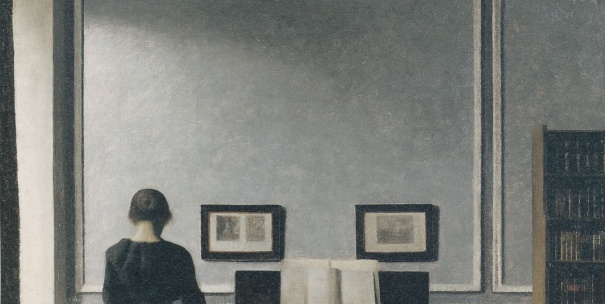 Visualiser le tableau Intrieur avec Piano et Femme vtue de Noir