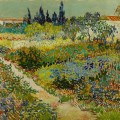 Jardin  Arles en 1888