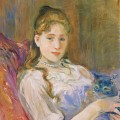 La jeune fille au chat en 1892