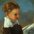 Juliette Courbet, à l'âge de dix ans en 1841