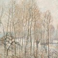 La lumire du soleil du matin sur la neige, Eragny-sur-Epte en 1895