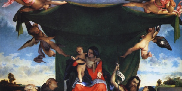Visualiser le tableau Madone  l'Enfant avec Quatre Saints
