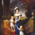 Marie-Caroline, princesse des Deux-Siciles, duchesse de Berry et ses enfants