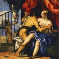 Mars et Vénus avec Cupidon et un cheval