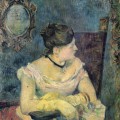 Mette Gauguin en robe du soir en 1884