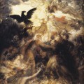 Les Ombres des Hros franais reus par Ossian dans le Paradis d'Odin