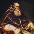 Le Pape Paul III, tête nue en 1543