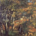 Le Peintre Jules Le Coeur dans la Forêt de Fontainebleau en 1866