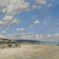 La plage de Tourgeville en 1888