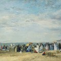 Plage de Trouville en 1867