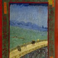 Pont sous la pluie, d'aprs Hiroshige