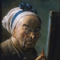 Portrait de Chardin au chevalet