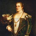 Portrait de dame avec un chasse-mouche 