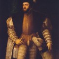 Portrait de l'Empereur Charles Quint avec son chien