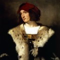 Portrait d'un homme au capuchon rouge en 1510
