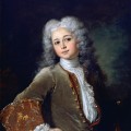 Portrait d'un jeune homme avec une Perruque en 1700