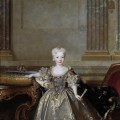 Portrait de Marie Anne Victoire d'Espagne en 1724