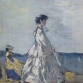 La princesse Pauline de Metternich sur la plage
