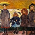 Quatre filles à Asgardstrand en 1903