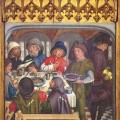 Repas des Plerins de Saint-Jacques de Compostelle en 1465