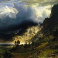 A Storm in the Rocky Mountains, Mt. Rosalie en 1866