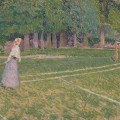 Tennis at Hertingfordbury en 1910