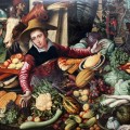 Vendeuse de légumes en 1567