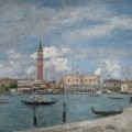 Venise, la Piazzetta vue du Grand Cana en 1895