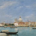 Venise, Santa Maria della Salute de San Giorgio en 1895
