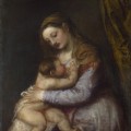 La Vierge allaitant l'enfant Jésus 