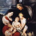 La Vierge et l'Enfant Jésus avec sainte Elisabeth et saint Jean Baptiste enfant en 1617