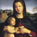 La Vierge et l'Enfant avec un Livre 