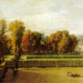 Vue des jardins du Luxembourg en 1794